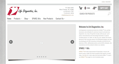 Desktop Screenshot of lifediagnostics.com